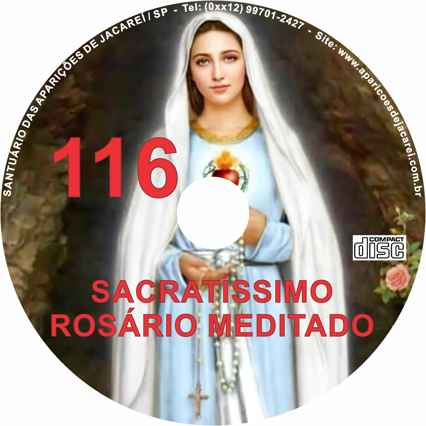 CD Rosário Meditado 116 CD Rosário Meditado 116